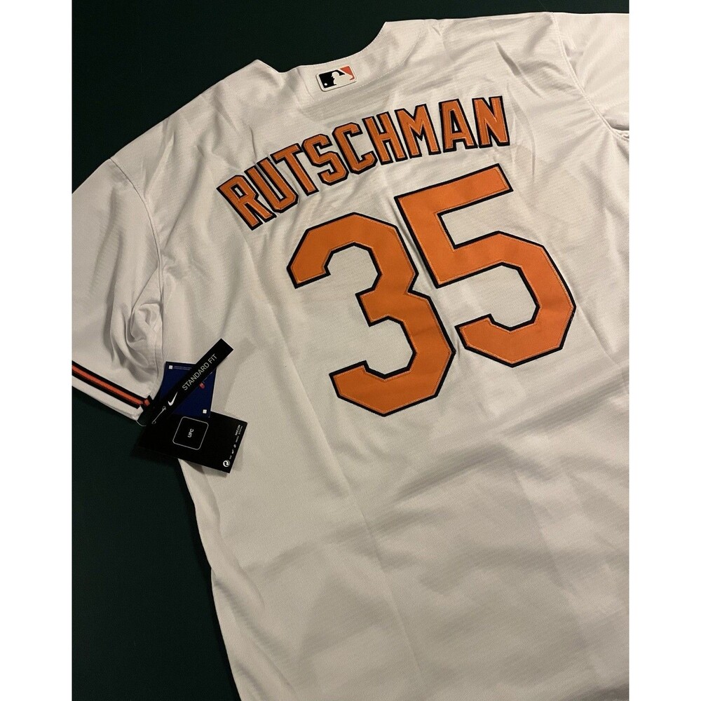 NWT Nike Baltimore Orioles Adley Rutschman MLB White Jersey Home 2XL Baseball